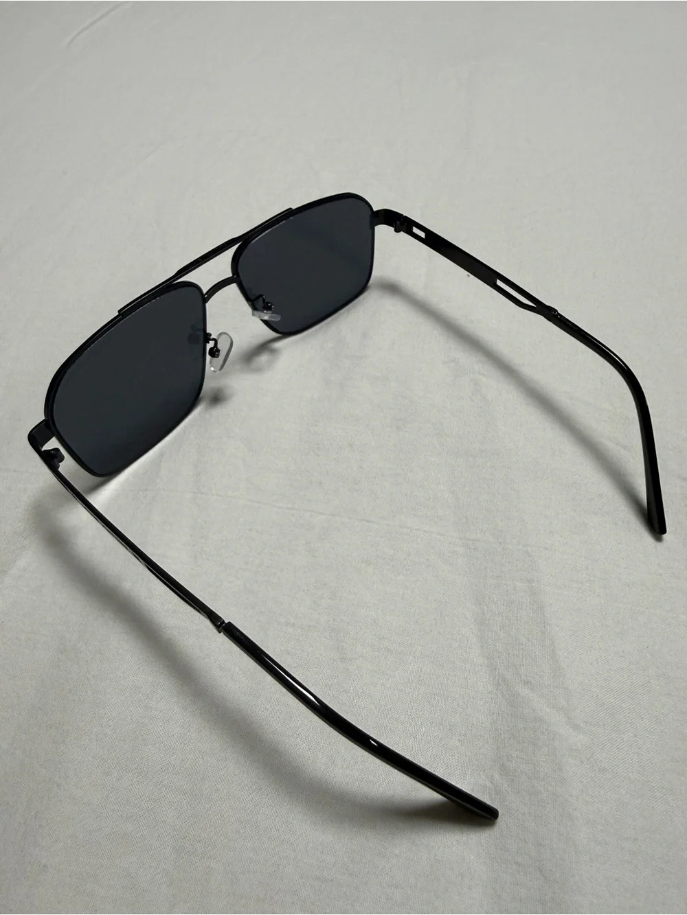 Classic Black Aviator-Style Sunglasses
